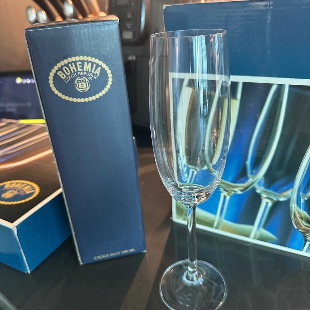 Clear Champagne Flute